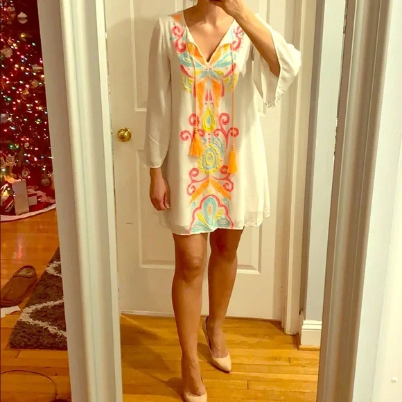 Lilly Pulitzer Long Sleeve Tunic Dress - Picture 1 of 7